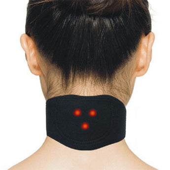 Neck Massager Tourmaline Magnetic Therapy Cervical Vertebra Protection Spontaneous Heating Belt Body Massager Health Care